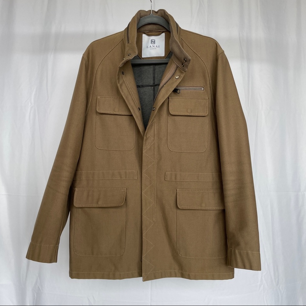 LANAI COLLECTION - MENS KHAKI BROWN JACKET